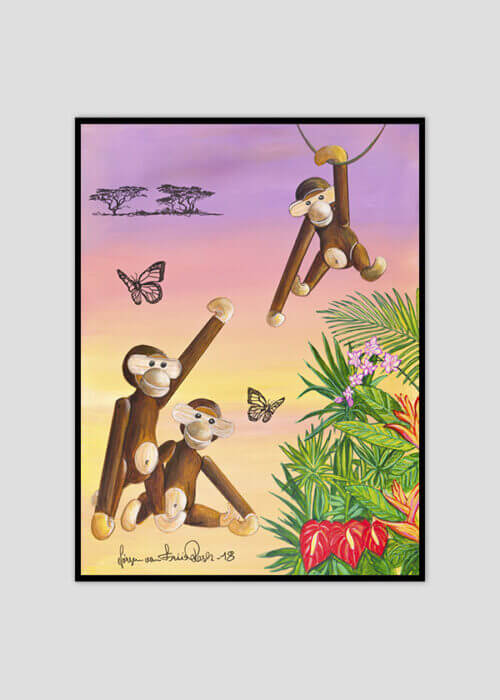 Monkeys on safari