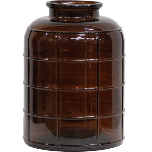 Steve glasvase - chokolade