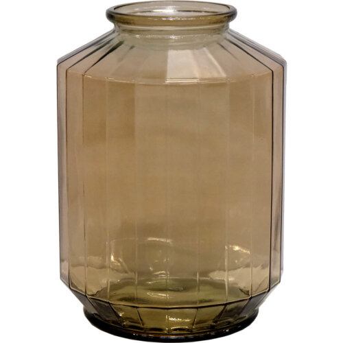 The Edge vase XL - røgfarvet