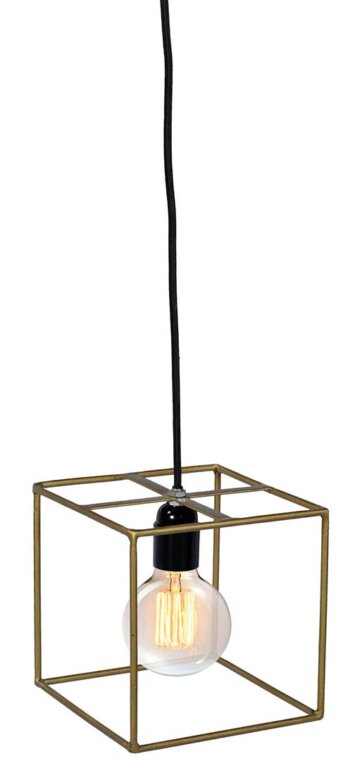 Loftlampe - messing - Billede 2