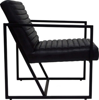 Tender loungestol - sort - Image 2