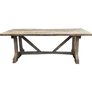Patineret bord i træ