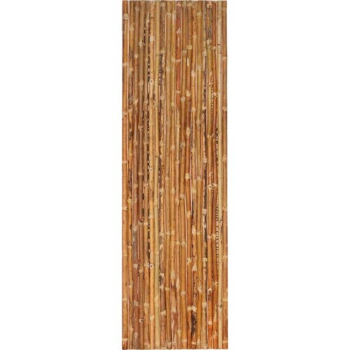 Vægplade beklædt med natur bambus