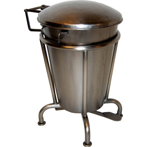 Klapp pedalspand shiny - L