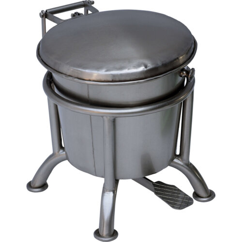 Klapp pedalspand shiny - S