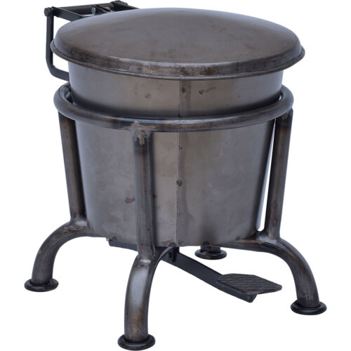 Klapp pedalspand jern - S