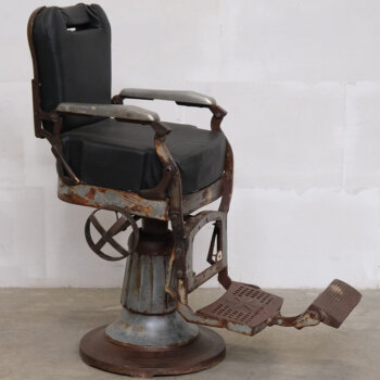 Gammel vintage barberstol