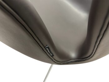 3320 svane stol af Arne Jacobsen - Fritz Hansen, Original polstring Grace Læder (Brugt) - Image 7