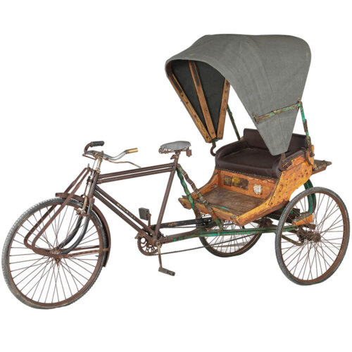 Gammel rickshaw