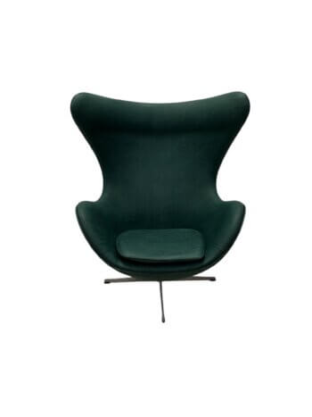 Ægget, Pure Anilin læder af Arne Jacobsen (Brugt Nypolstrede)