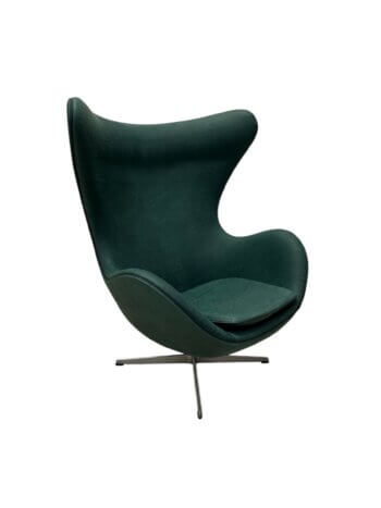 Ægget, Pure Anilin læder af Arne Jacobsen (Brugt Nypolstrede) - Image 2