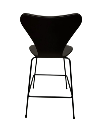 Arne Jacobsen 3187 Barstol – Soft Deluxe Dark Brown Semi-anilin læder - Image 5