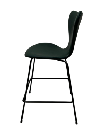 Arne Jacobsen 3187 barstol - Pure Anilin Grøn læder - Image 5