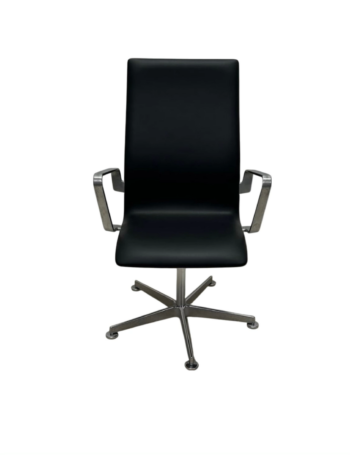1. stk Arne Jacobsen, Oxford Læder ,Oxford-stolen – Klassisk Design af Arne Jacobsen