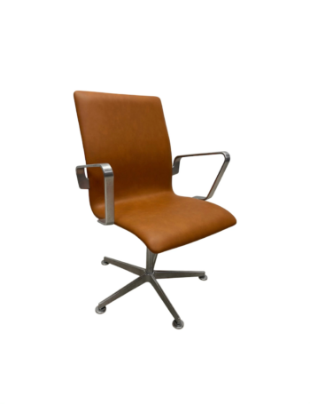 1. stk Oxford stolen af Arne Jacobsen Nybetrukket -Oxford læder - Image 3