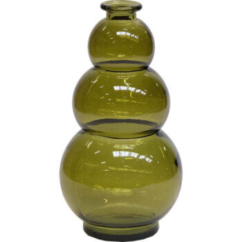 Foster vase L - olivengrøn