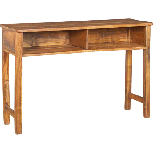 Gammelt skolebord med to rum