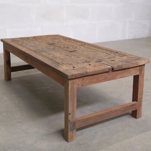 Sofabord med unika bordplade