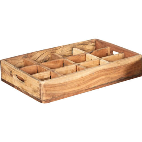 Kanika trækasse med rum