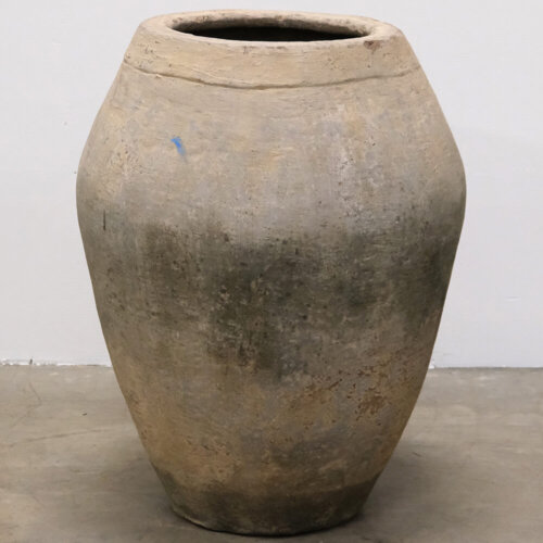 Gammel patineret lerkrukke