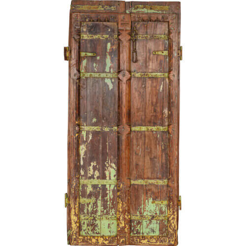 Rustik autentisk trædør