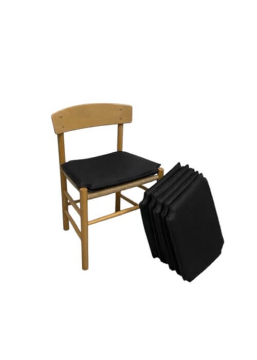 J39 Folkestol hynde i Classic Sort læder – Egen produktion