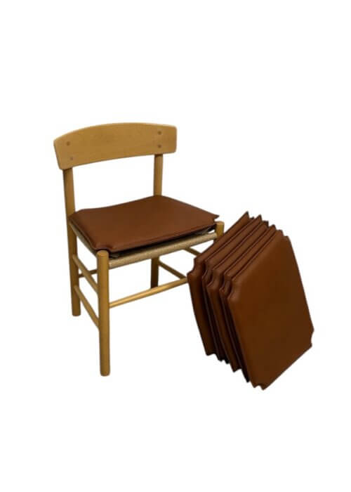 J39 Folkestol hynde i Classic cognac læder – Egen produktion