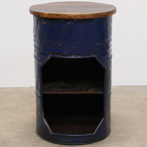 Barbord af gammel tønde